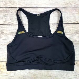 Lululemon Sweaty Or Not Bra lI Kanto Black Sports Bra Women's Size 6